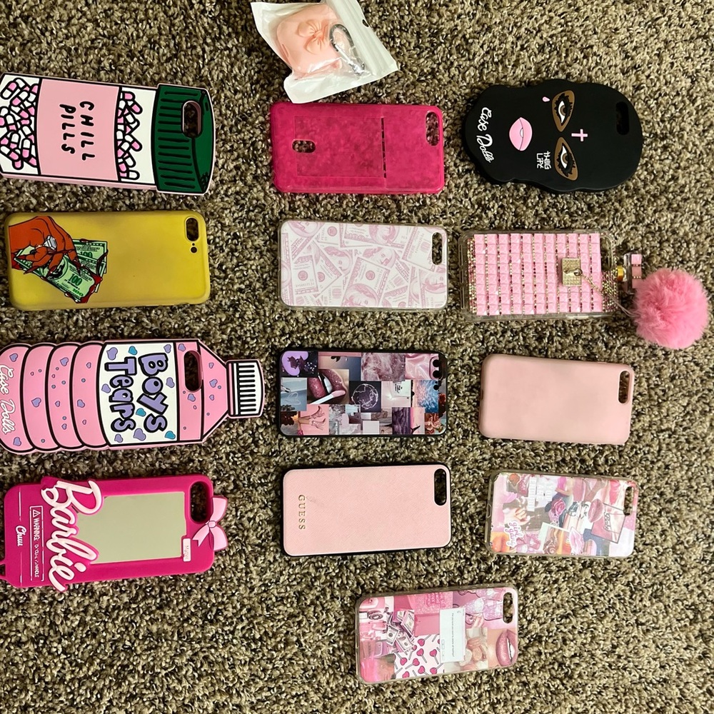 iPhone 7plus 8plus phone cases with a free airpod case